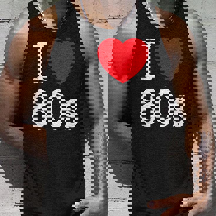 Back To 80'S Intage Retro I Love 80'S Graphic Camiseta sin mangas Regalos para él