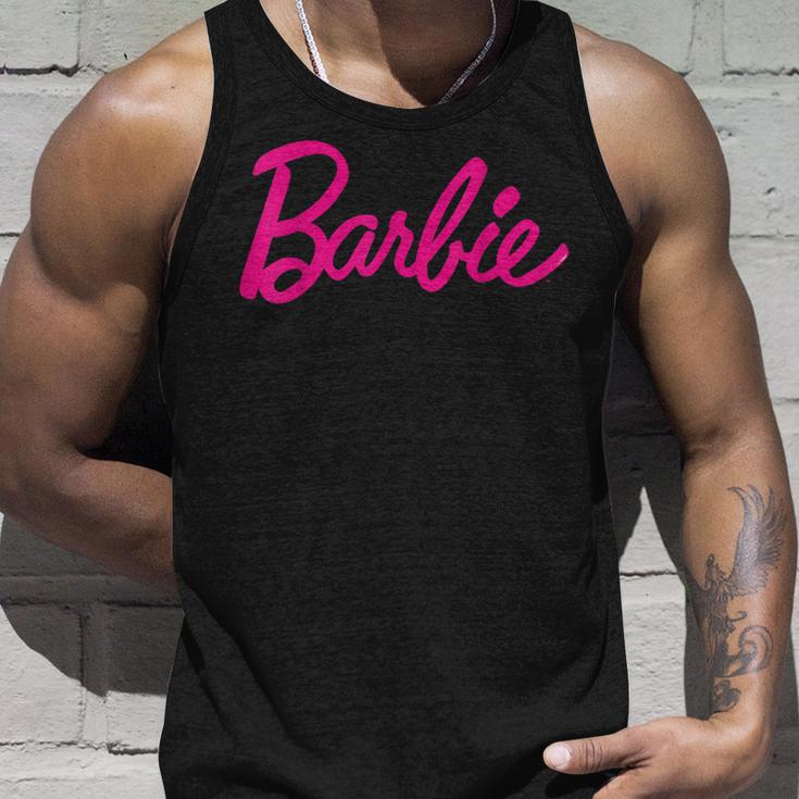 Barbie Official Barbie Logo Ladies Multi Colour Tank Top Geschenke für Ihn