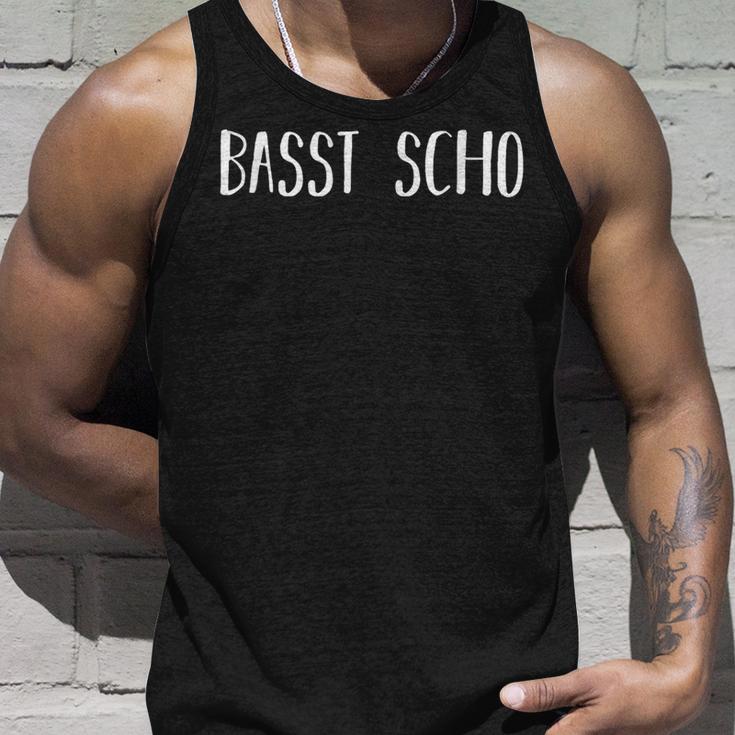 Basst Scho Oktoberfest Bavarian Sayings Tank Top Geschenke für Ihn