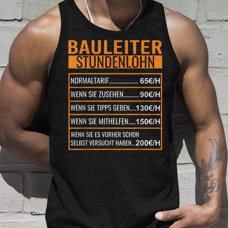 Baustelle Stundenlohn Tank Top Geschenke für Ihn