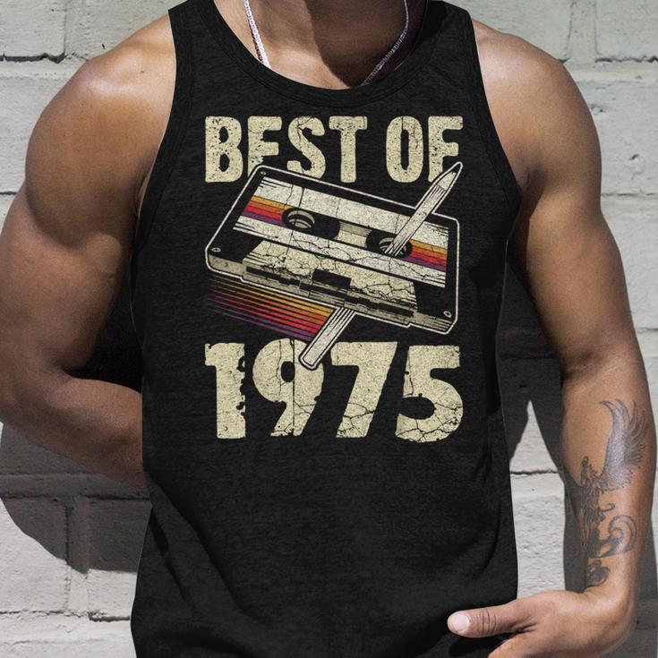 Best Of 1975 Audio Cassette 49Th Birthday 49 Years Old Tank Top Geschenke für Ihn