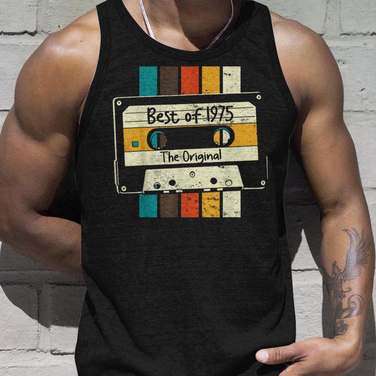 Best Of 1975 Retro Mixtape Cassette 49Th Birthday Tank Top Geschenke für Ihn