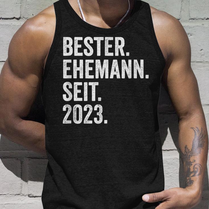 Best Husband Since 2023 1 Wedding Anniversary 1 Year Tank Top Geschenke für Ihn