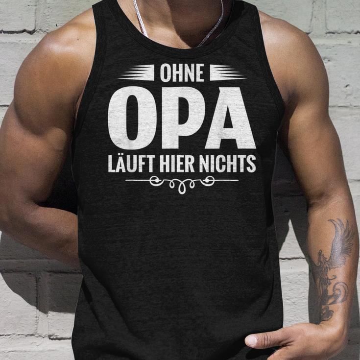 Bester Opa Der Welt Ohne Opa Laufhier Nicht Tank Top Geschenke für Ihn