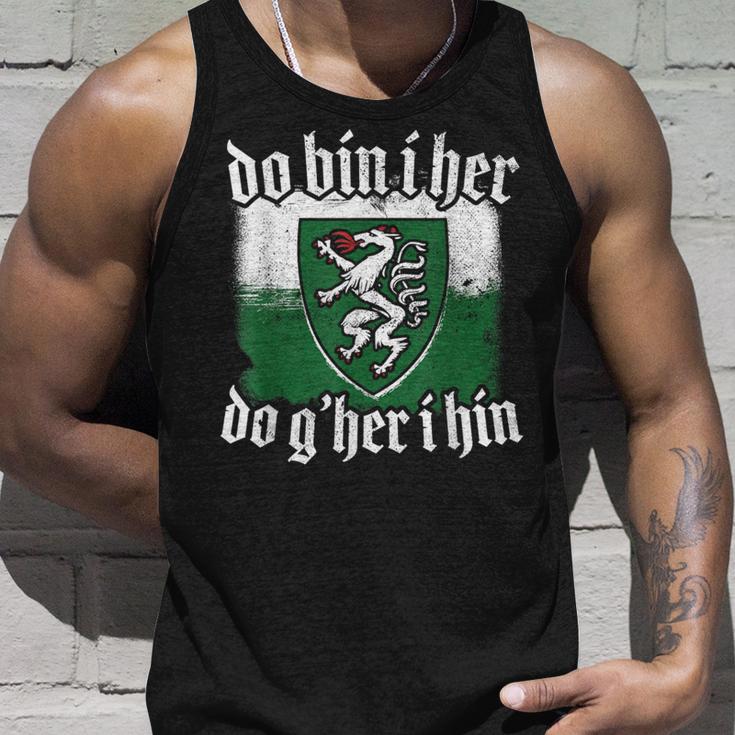 Do Bin I Her Do G'her I Hin Styrian Saying Styria Tank Top Geschenke für Ihn