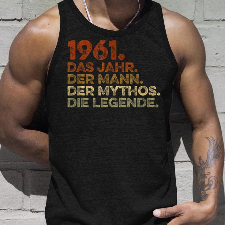 Birthday intage 1961 Man Myth Legend Tank Top Geschenke für Ihn