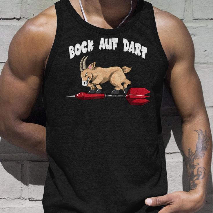 Bock On Dart Player Dartboard Goat Bock Darts Tank Top Geschenke für Ihn