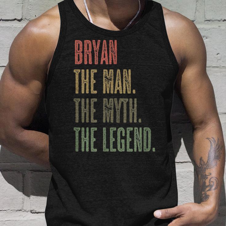 Bryan The Man The Myth The Legend Mythos Legend Name Tank Top Geschenke für Ihn