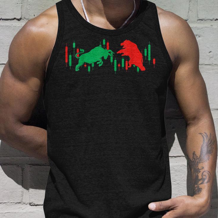 Bulls Bear Stock Exchange Investor Wall Street S Tank Top Geschenke für Ihn