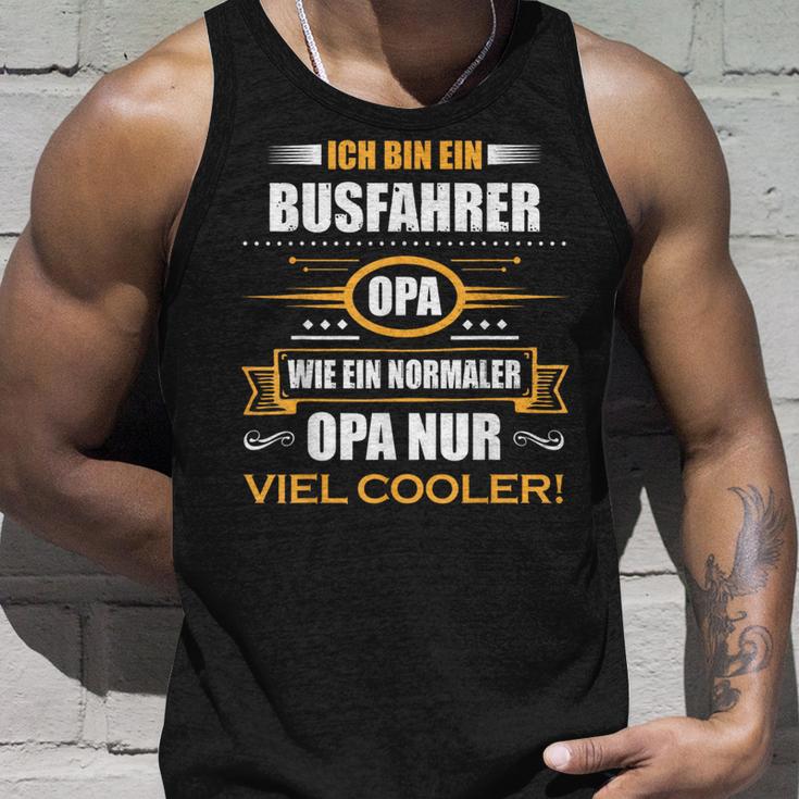 Bus Driver Grandpa Tank Top Geschenke für Ihn