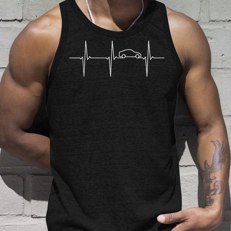 Car Ecg Heartbeat Motorist Tuning Pulse Frequency Tank Top Geschenke für Ihn