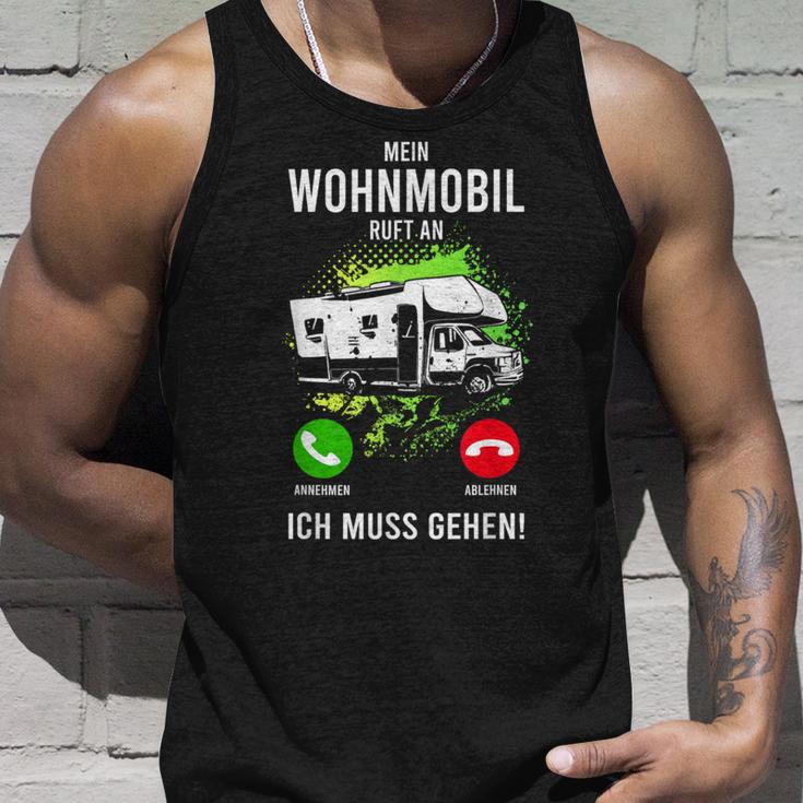 My Caravan Call An Camper Motorhome Camping Bus Tank Top Geschenke für Ihn