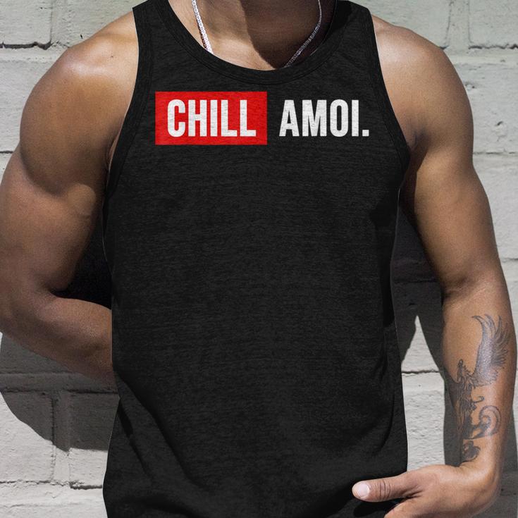 Chill Amoi X Dahoam Hoamat Bayern Culture Chill Mal Fun Tank Top Geschenke für Ihn