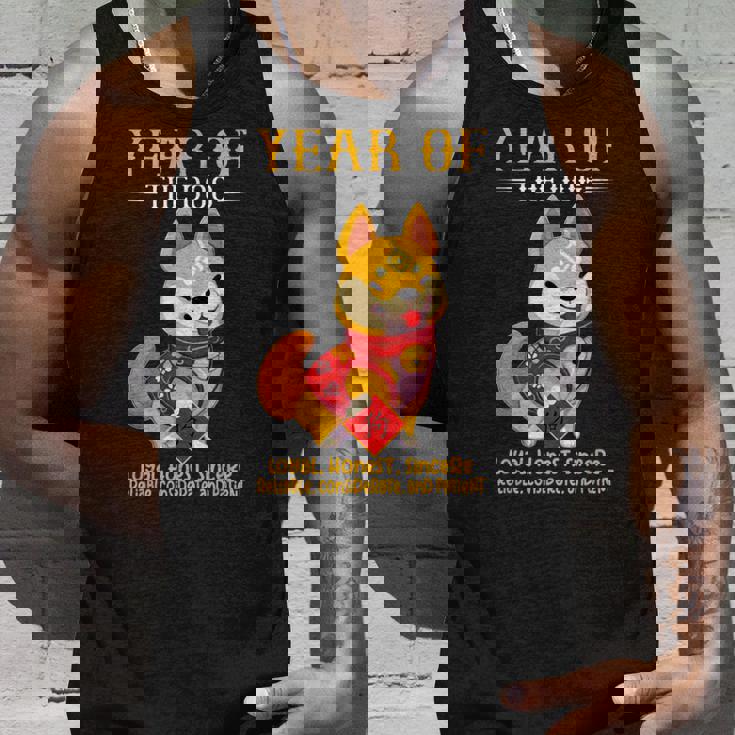 Chinese Year Of The Dog Zodiac Sign Happy Lunar New Year Tank Top Gifts for Him