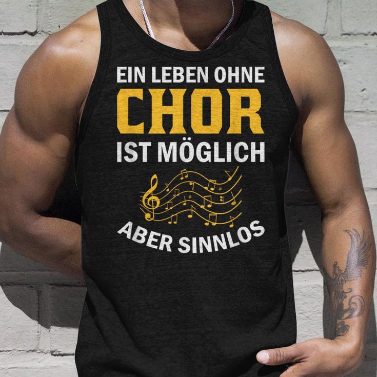 Choir Chor Ladder Choir Singerocal Chorprobe Singing Tank Top Geschenke für Ihn