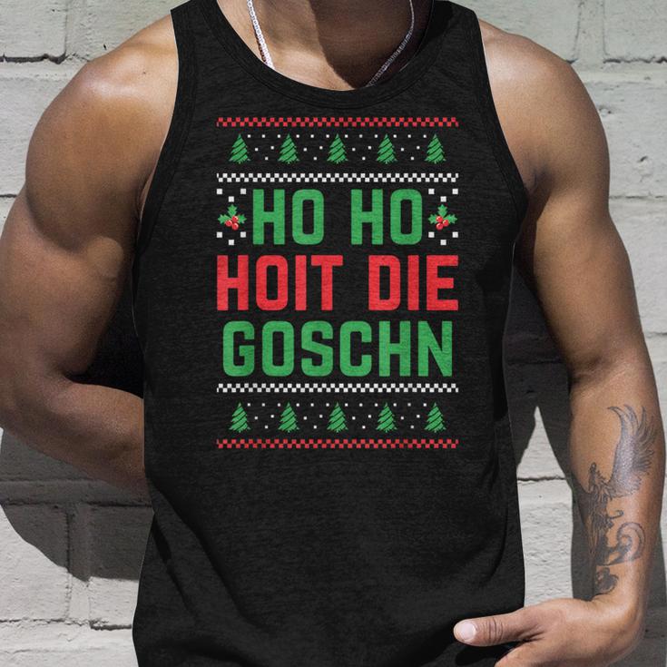 Christmas Party Santa Ho Ho Hoit Die Goschn Tank Top Geschenke für Ihn