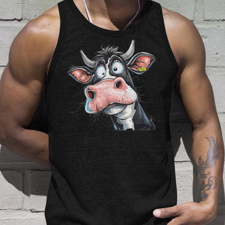 Colourful Cow I Cow Tank Top Geschenke für Ihn