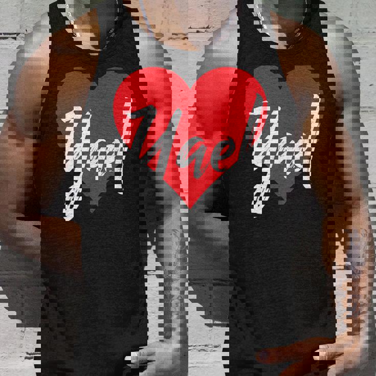 Con El Nombre I Love Yael I Heart Named Camiseta sin mangas Regalos para él