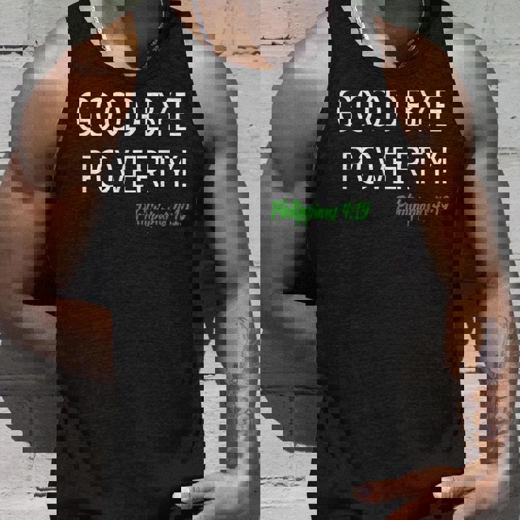 Daily Confessions Good- Bye Poverty Christian Tank Top Gifts for Him