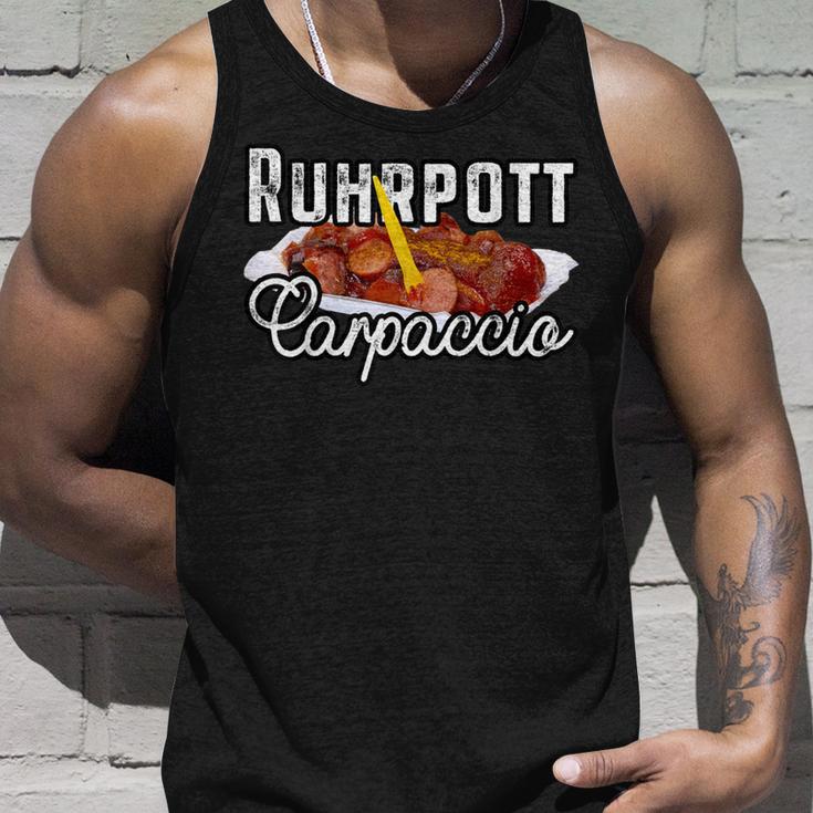 Currywurst Ruhrpott Carpaccio Bratwurst Fast Food Currywurst Tank Top Geschenke für Ihn