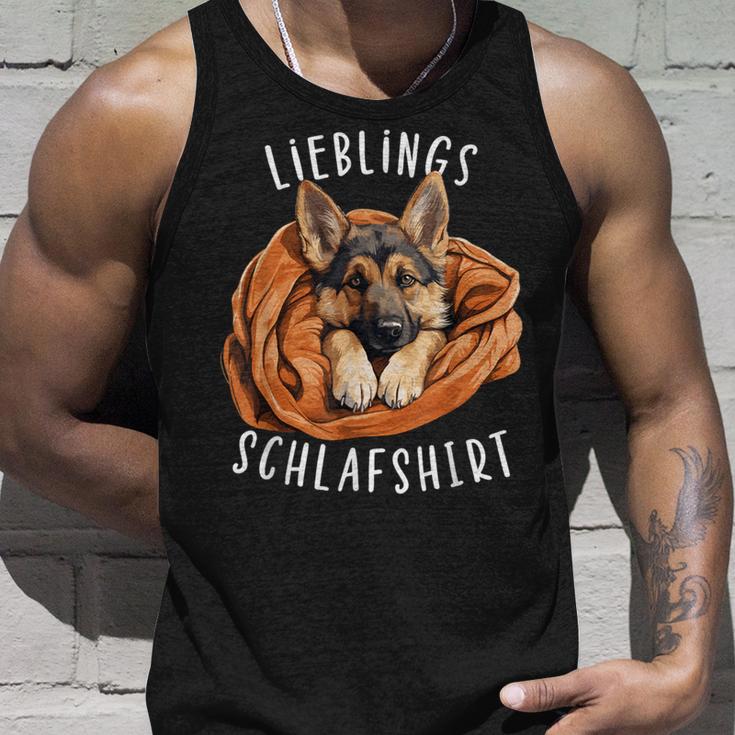 Cute Dog Official Favourite Sleep Shepherd Tank Top Geschenke für Ihn