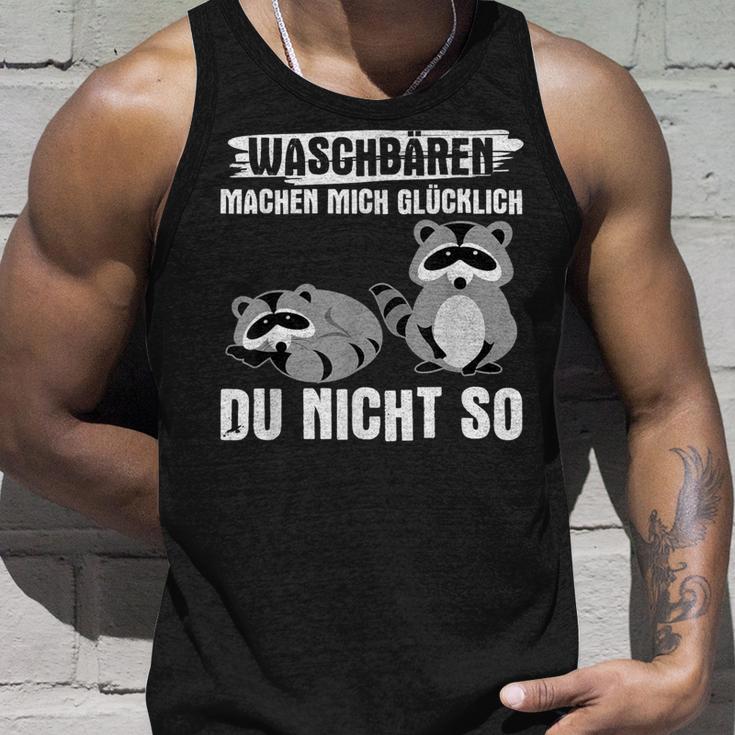 Cute Raccoon Small Bears Raccoon Saying Tank Top Geschenke für Ihn