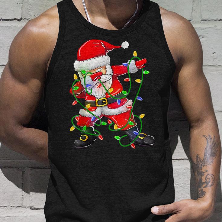 Dabbing Santa Claus Santa Claus Tank Top Geschenke für Ihn