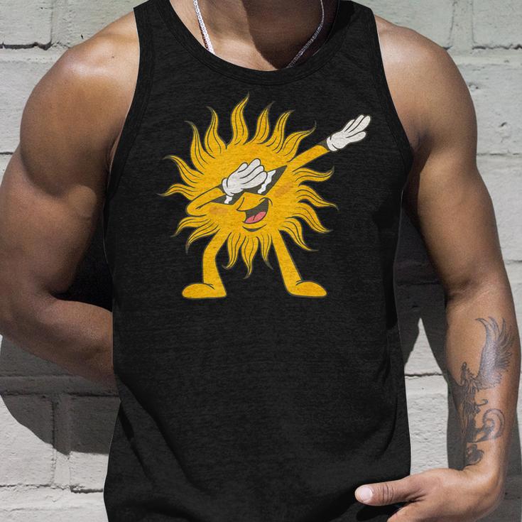 Dabbing Sun Summer Fun Tank Top Geschenke für Ihn