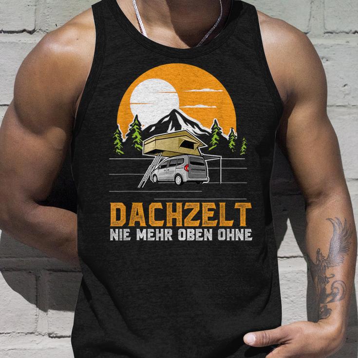 Dachzelt Never More Top Without – Roof Tent Camping Tank Top Geschenke für Ihn