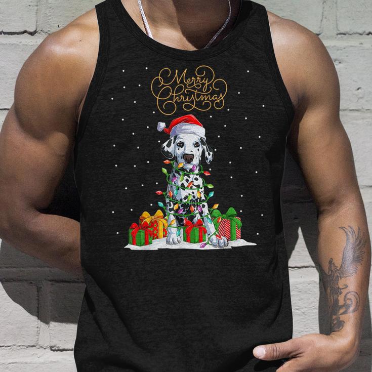 Dalmatian Merry Christmas Xmas Christmas Dalmatian Tank Top Geschenke für Ihn