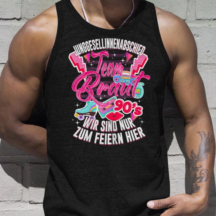 Damen 90Er Retrointage Junggesellin Team Braut Party Lustig Tank Top Geschenke für Ihn