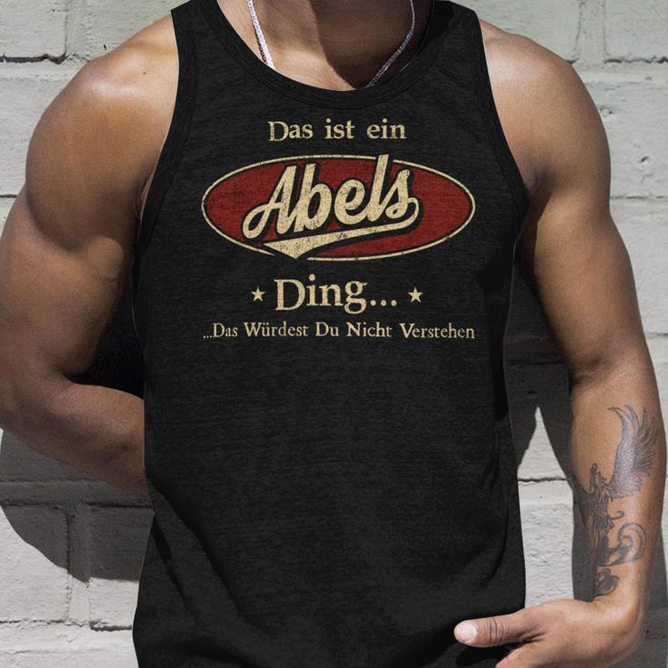 Das Ist Ein Abels Ding Das Würdest Du Nicht Verstehen Abels Name Tank Top Geschenke für Ihn