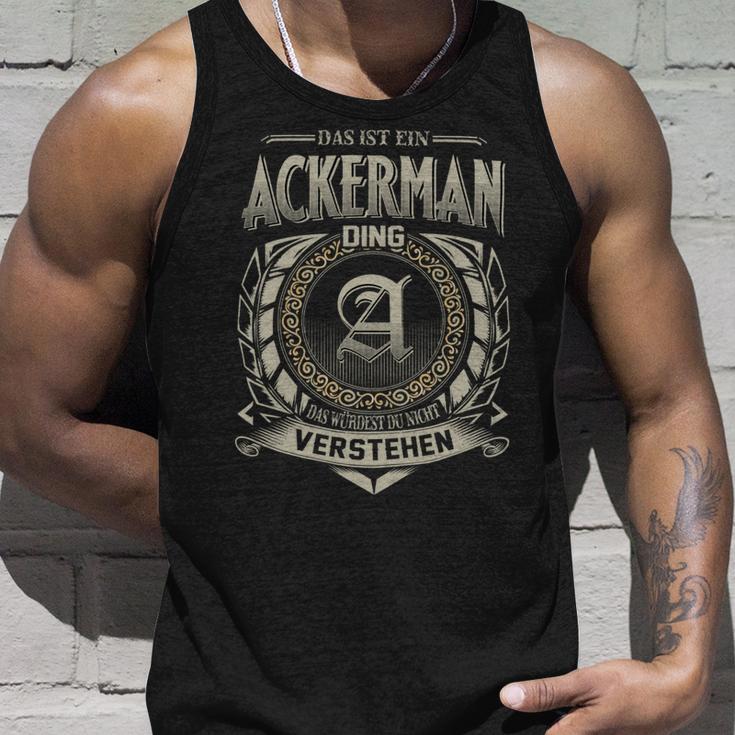 Das Ist Ein Ackerman Ding Ackerman Name Tank Top Geschenke für Ihn