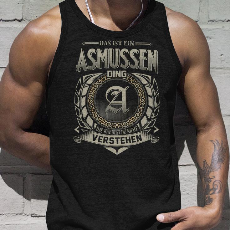 Das Ist Ein Asmussen Ding Asmussen Name Tank Top Geschenke für Ihn