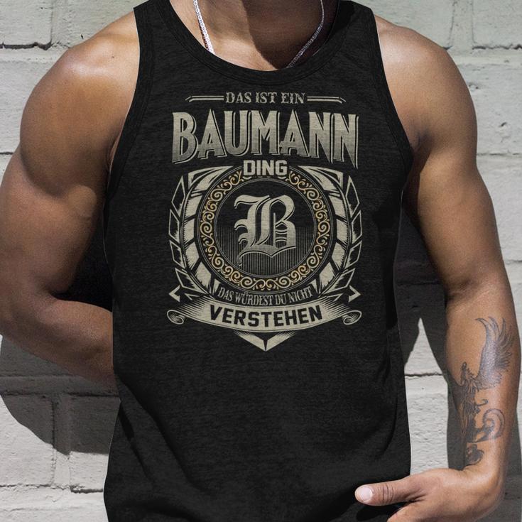 Das Ist Ein Baumann Ding Baumann Name Tank Top Geschenke für Ihn