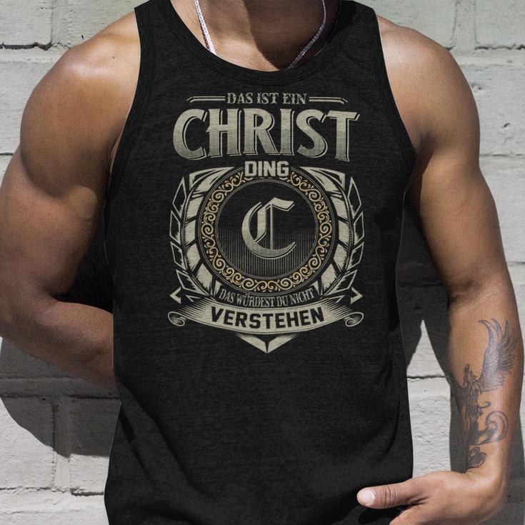 Das Ist Ein Christ Ding Christ Name Tank Top Geschenke für Ihn