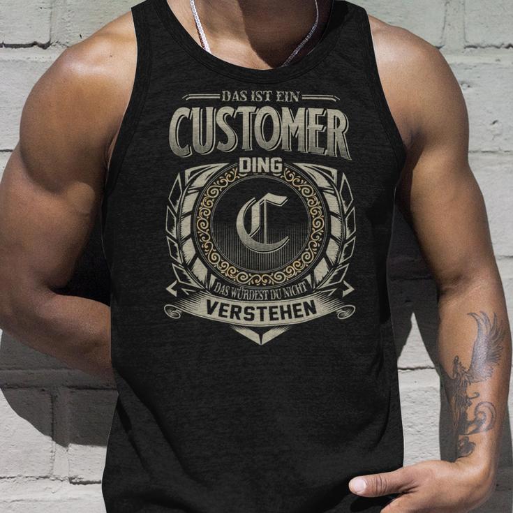 Das Ist Ein Customer Ding Customer Name Tank Top Geschenke für Ihn