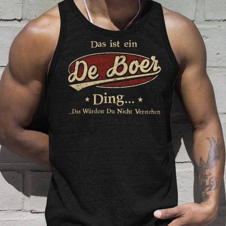 Das Ist Ein Deboer Ding Das Würdest Du Nicht Verstehen Deboer Name Tank Top Geschenke für Ihn