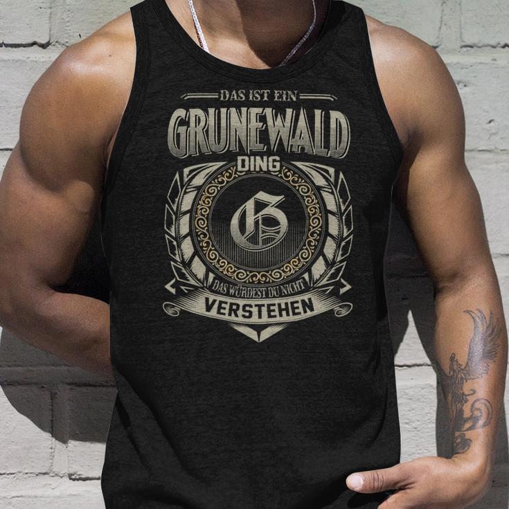 Das Ist Ein Grünewald Ding Grünewald Name Tank Top Geschenke für Ihn