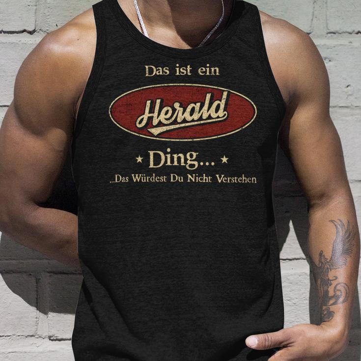 Das Ist Ein Herald Ding Das Würdest Du Nicht Verstehen Herald Name Tank Top Geschenke für Ihn