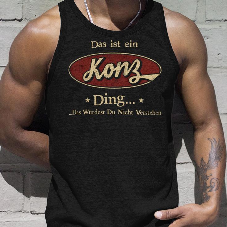 Das Ist Ein Konz Ding Das Würdest Du Nicht Verstehen Konz Name Tank Top Geschenke für Ihn