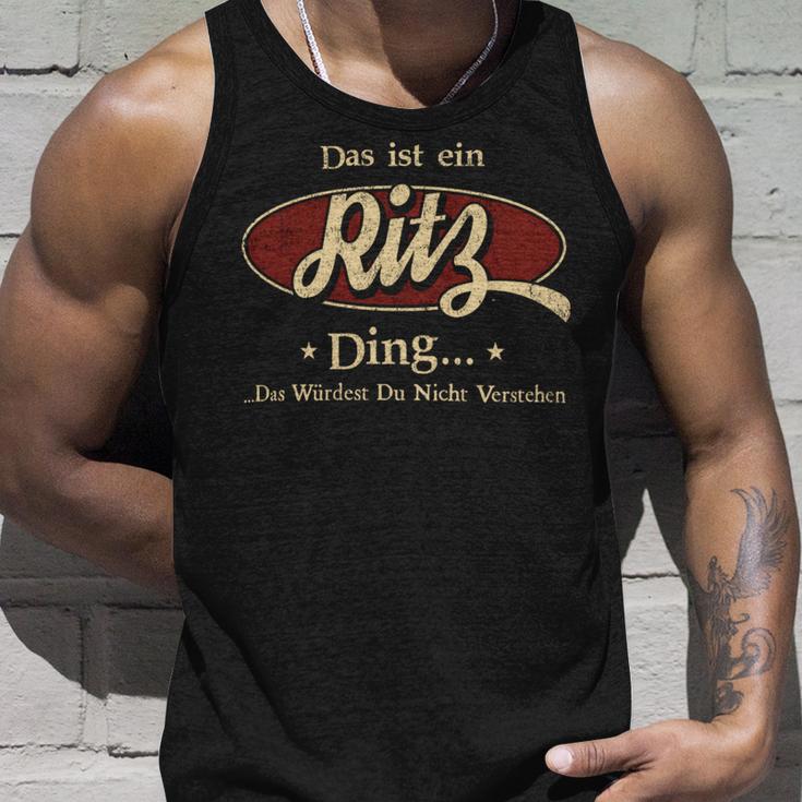 Das Ist Ein Ritz Ding Das Würdest Du Nicht Verstehen Ritz Name Tank Top Geschenke für Ihn