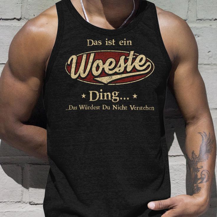 Das Ist Ein Woeste Ding Das Würdest Du Nicht Verstehen Woeste Name Tank Top Geschenke für Ihn