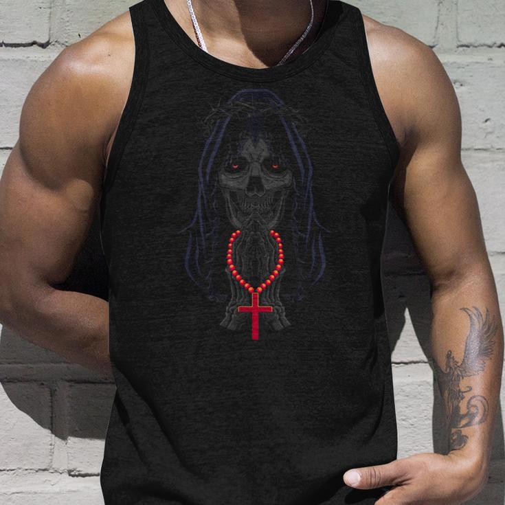 Day Of The Dead Prayer La Calavera Catrina Santa Muerte Tank Top Geschenke für Ihn