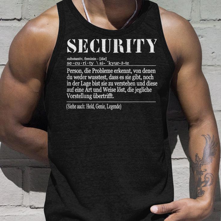 Definition Security S Tank Top Geschenke für Ihn