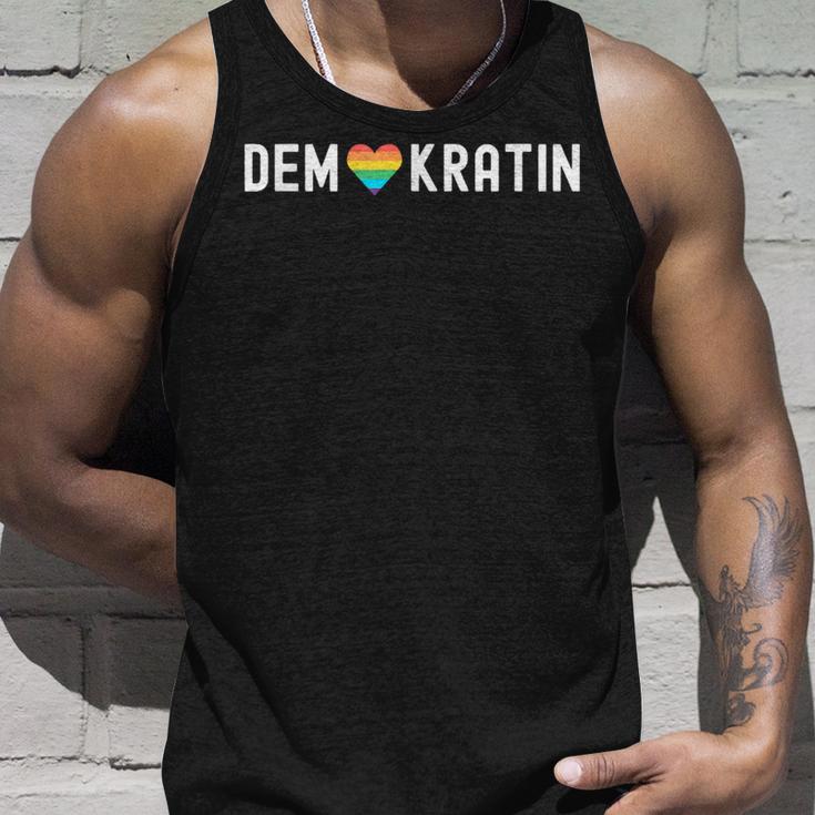 Demokratie Demonstration Menschenrechte Für Demokratin Tank Top Geschenke für Ihn