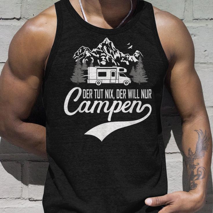 Der Tut Nix Der Will Nur Camping Tank Top Geschenke für Ihn