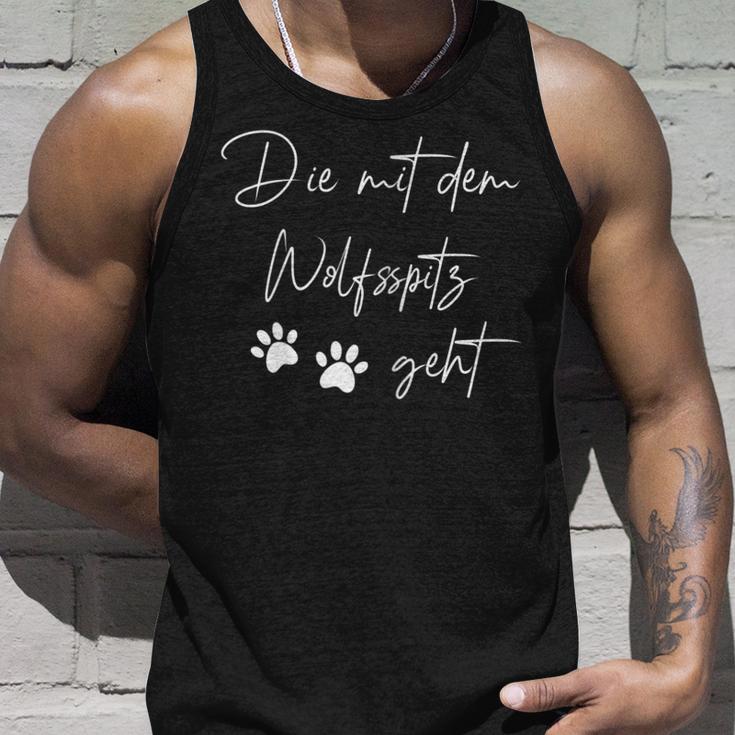 Die Mit Dem Wolfsspitz Geht Tank Top Geschenke für Ihn