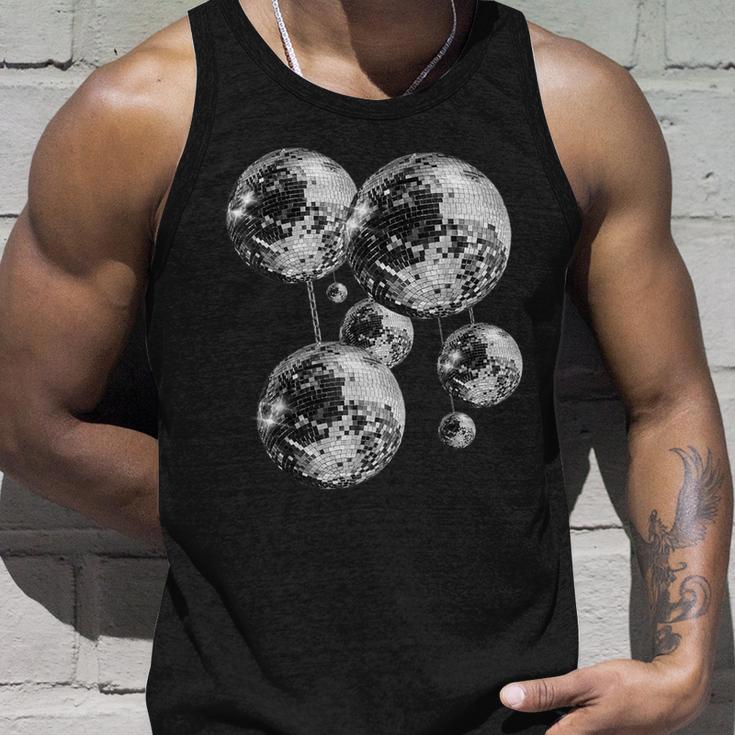 And Disco Ball Pattern 70S 80S Retrointage Tank Top Geschenke für Ihn