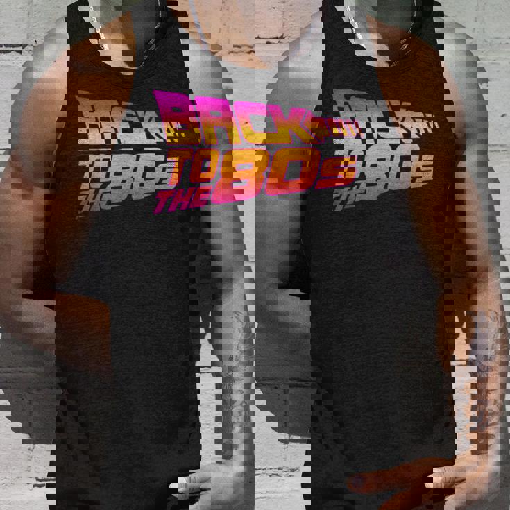 Disfraz De Regreso A Los 80 Disfraz Retro Fiesta De Camiseta sin mangas Regalos para él
